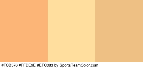 #FCB576 #FFDE9E #EFC083 Colors