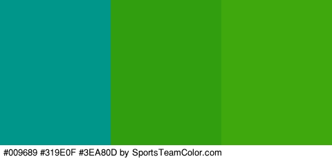 #009689 #319E0F #3EA80D Colors