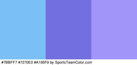 #7BBFF7 #7270E0 #A195F9 Colors