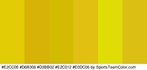 #E2CC06 #D6B306 #D3BB02 #E2C012 #E0DC06 #DBC013 Colors