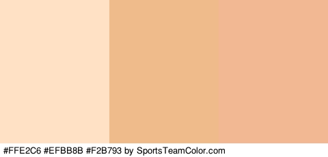 #FFE2C6 #EFBB8B #F2B793 Colors