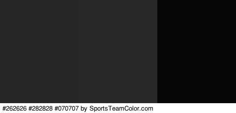 #262626 #282828 #070707 Colors