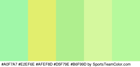 #A0F7A7 #E2EF6E #AFEF8D #D5F79E #B6F99D Colors