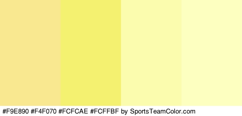 #F9E890 #F4F070 #FCFCAE #FCFFBF Colors