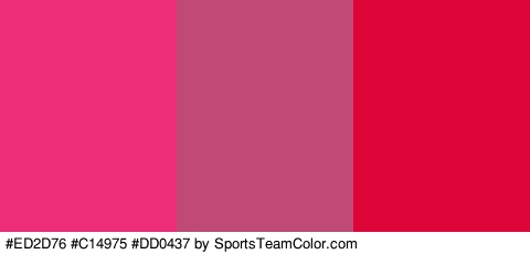 #ED2D76 #C14975 #DD0437 Colors