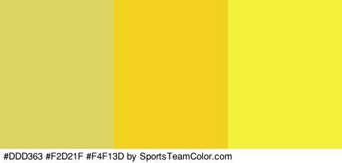 #DDD363 #F2D21F #F4F13D Colors