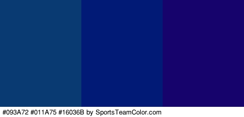 #093A72 #011A75 #16036B Colors