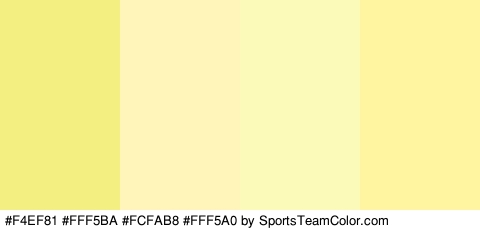 #F4EF81 #FFF5BA #FCFAB8 #FFF5A0 Colors