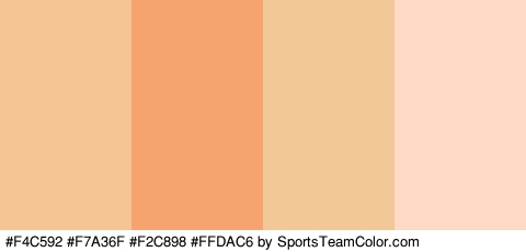 #F4C592 #F7A36F #F2C898 #FFDAC6 Colors