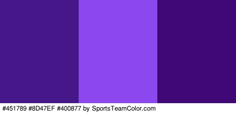 #451789 #8D47EF #400877 Colors