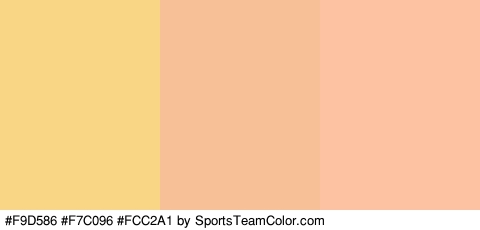 #F9D586 #F7C096 #FCC2A1 Colors