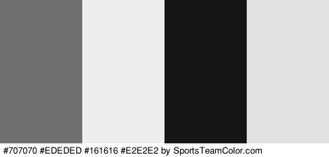 #707070 #EDEDED #161616 #E2E2E2 Colors