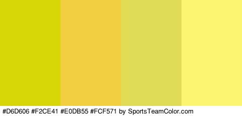 #D6D606 #F2CE41 #E0DB55 #FCF571 Colors