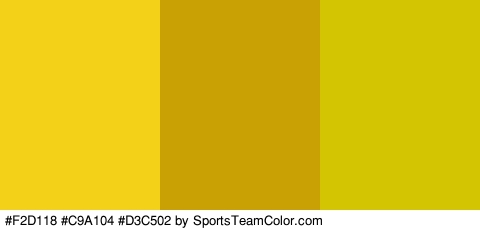 #F2D118 #C9A104 #D3C502 Colors