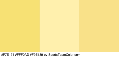 #F7E174 #FFF0AD #F9E189 Colors