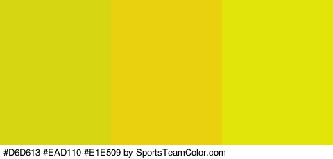 #D6D613 #EAD110 #E1E509 Colors