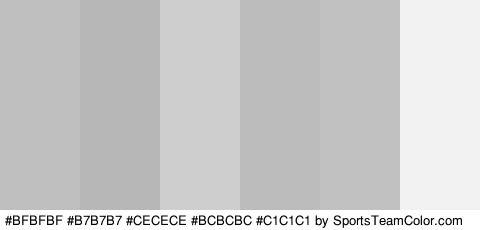 #BFBFBF #B7B7B7 #CECECE #BCBCBC #C1C1C1 #F2F2F2 Colors