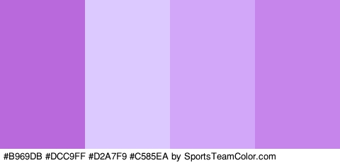 #B969DB #DCC9FF #D2A7F9 #C585EA Colors