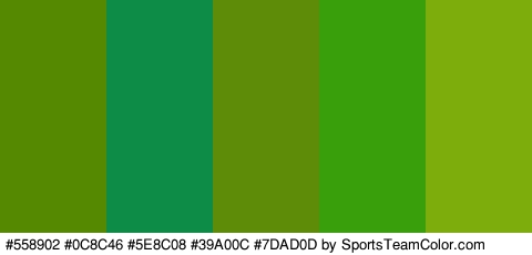 #558902 #0C8C46 #5E8C08 #39A00C #7DAD0D Colors