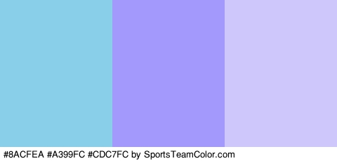 #8ACFEA #A399FC #CDC7FC Colors