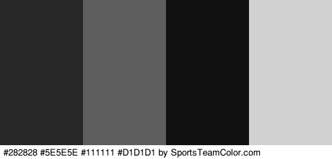 #282828 #5E5E5E #111111 #D1D1D1 Colors