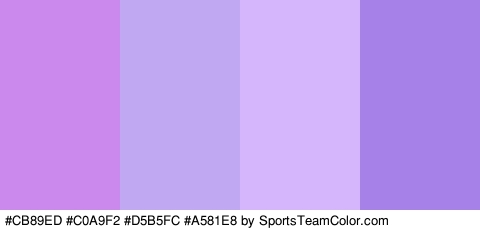 #CB89ED #C0A9F2 #D5B5FC #A581E8 Colors