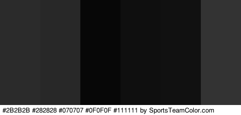 #2B2B2B #282828 #070707 #0F0F0F #111111 #333333 Colors