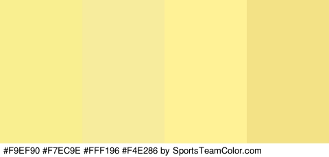 #F9EF90 #F7EC9E #FFF196 #F4E286 Colors