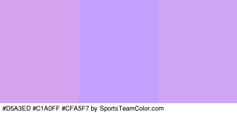 #D5A3ED #C1A0FF #CFA5F7 Colors