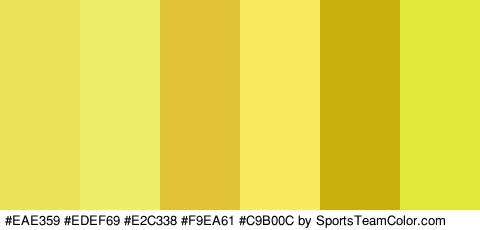 #EAE359 #EDEF69 #E2C338 #F9EA61 #C9B00C #E2E83C Colors