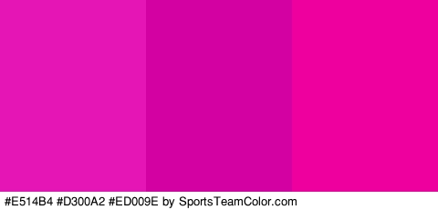 #E514B4 #D300A2 #ED009E Colors