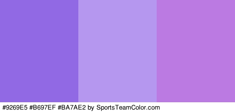 #9269E5 #B697EF #BA7AE2 Colors