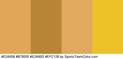 #E2A658 #B78535 #E2A85D #EFC128 Colors