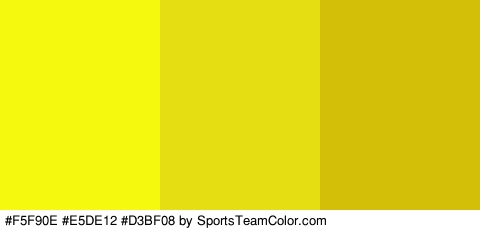 #F5F90E #E5DE12 #D3BF08 Colors