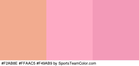 #F2AB8E #FFAAC5 #F49AB9 Colors