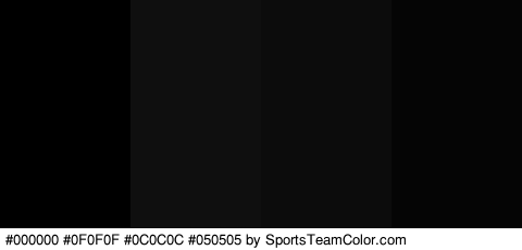 #000000 #0F0F0F #0C0C0C #050505 Colors