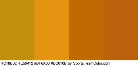 #C18E0D #E59412 #BF6A03 #BC610B Colors