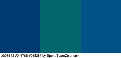 #003B72 #04676B #015387 Colors