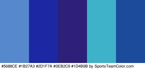 #5688CE #1B27A3 #2D1F7A #3EB2C9 #1D4B9B Colors