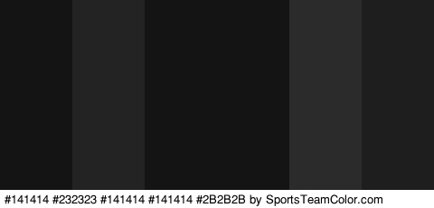 #141414 #232323 #141414 #141414 #2B2B2B #1E1E1E Colors