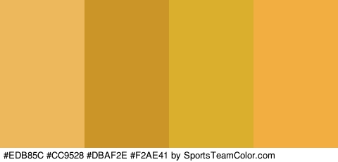 #EDB85C #CC9528 #DBAF2E #F2AE41 Colors