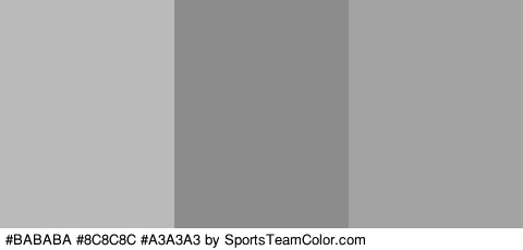 #BABABA #8C8C8C #A3A3A3 Colors