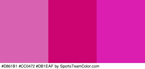 #D861B1 #CC0472 #DB1EAF Colors