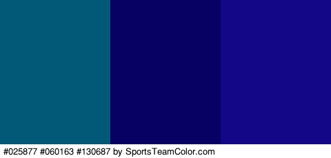 #025877 #060163 #130687 Colors