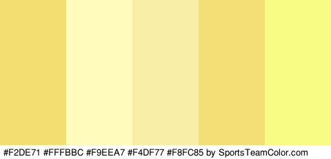 #F2DE71 #FFFBBC #F9EEA7 #F4DF77 #F8FC85 Colors