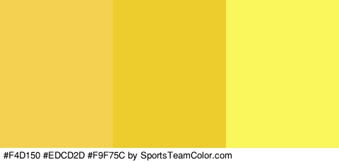 #F4D150 #EDCD2D #F9F75C Colors