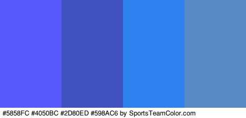 #5858FC #4050BC #2D80ED #598AC6 Colors