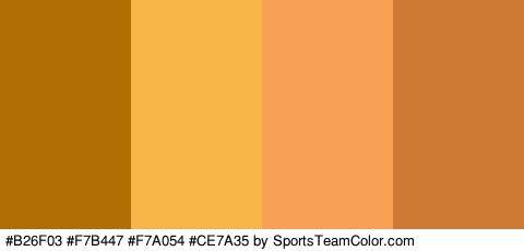 #B26F03 #F7B447 #F7A054 #CE7A35 Colors