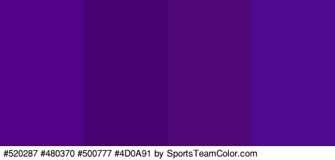 #520287 #480370 #500777 #4D0A91 Colors