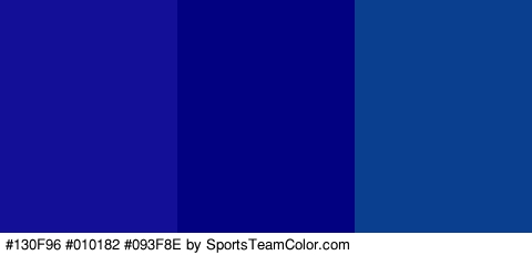 #130F96 #010182 #093F8E Colors